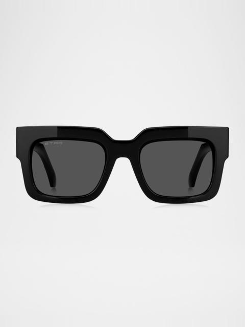 Etro Plastic Rectangle Sunglasses