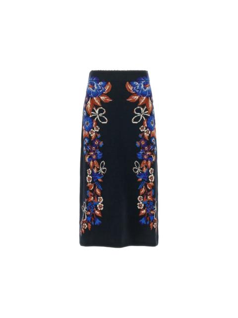 FARM RIO GARDEN KNIT SKIRT