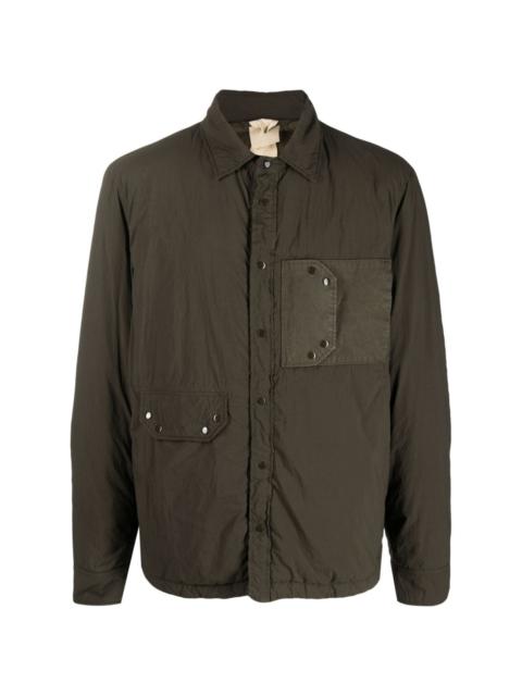 Ten C padded press-stud shirt jacket