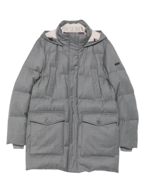 PESERICO hooded quilted coat