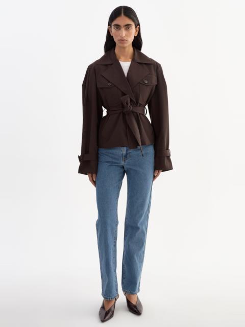 LAMARQUE QUINN | Cropped Trench Coat