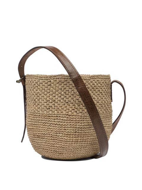 【関税込み】IBELIV Crossbody bags IBELIV Tiako Raffia Crossbody Bag | Orange | FARFETCH