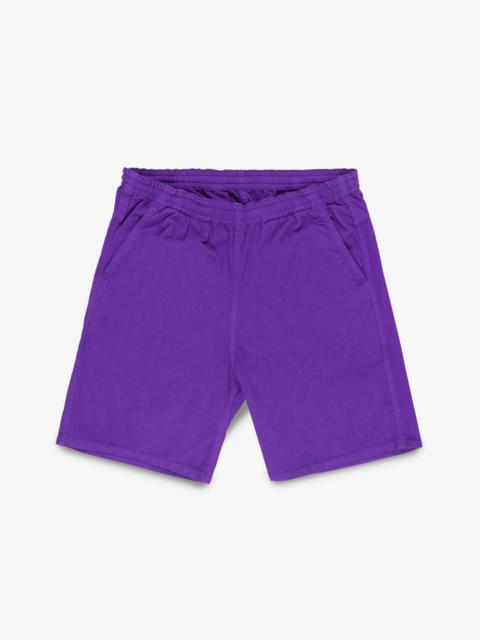 Iron Heart IH-729-PUR COTTON EASY SHORTS - PURPLE