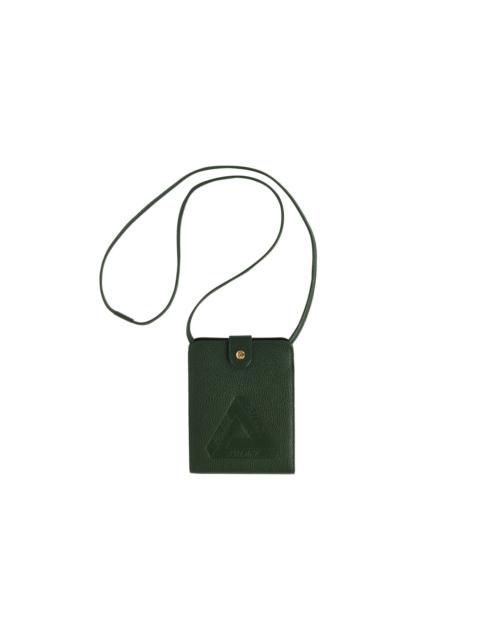 PALACE PALACE LEATHER HANGING WALLET GREEN