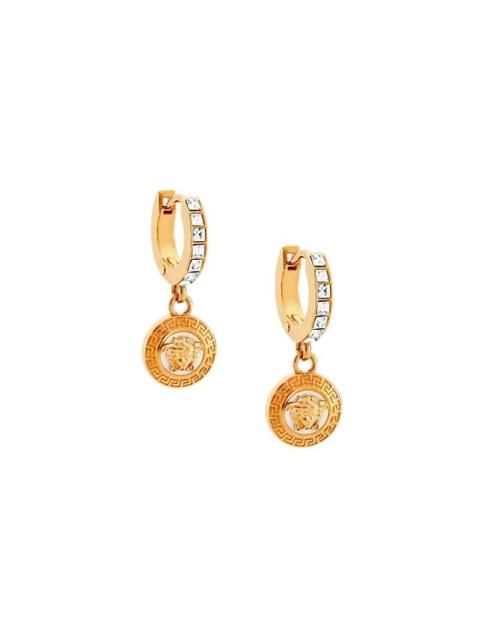 VERSACE Medusa-embellished hoop earrings