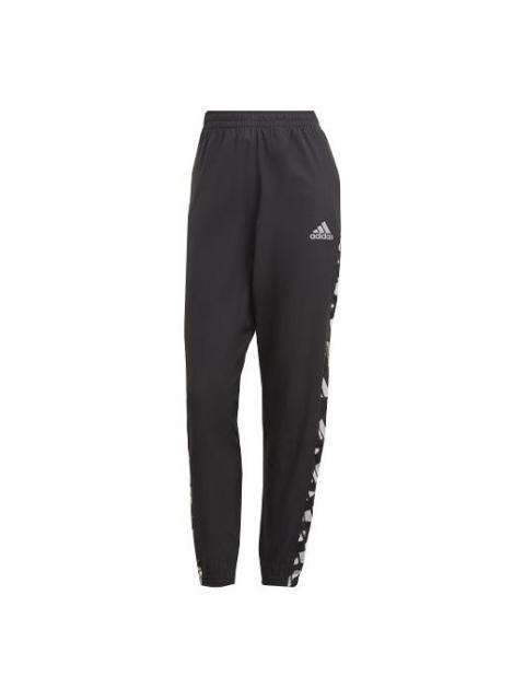 (WMNS) adidas Celeb Pant W Running Sports Knit Long Pants/Trousers Black GK6190