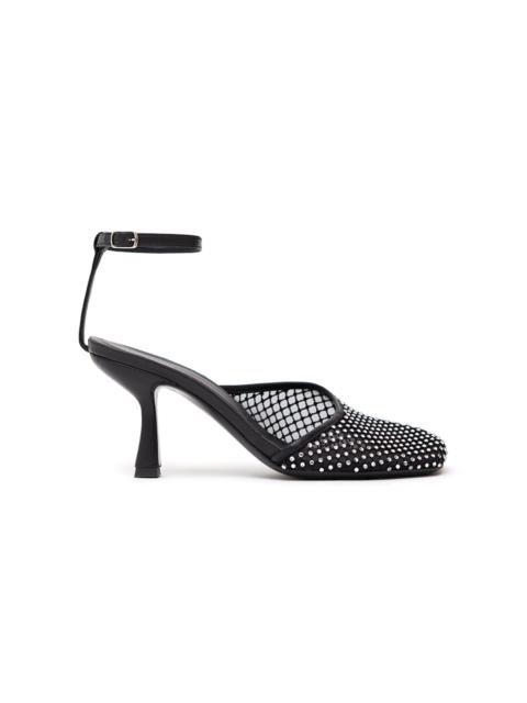 CHRISTOPHER ESBER Minette Crystal Veiled Pumps black