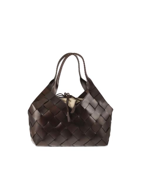 DRAGON DIFFUSION Castello braided-handle shoulder bag