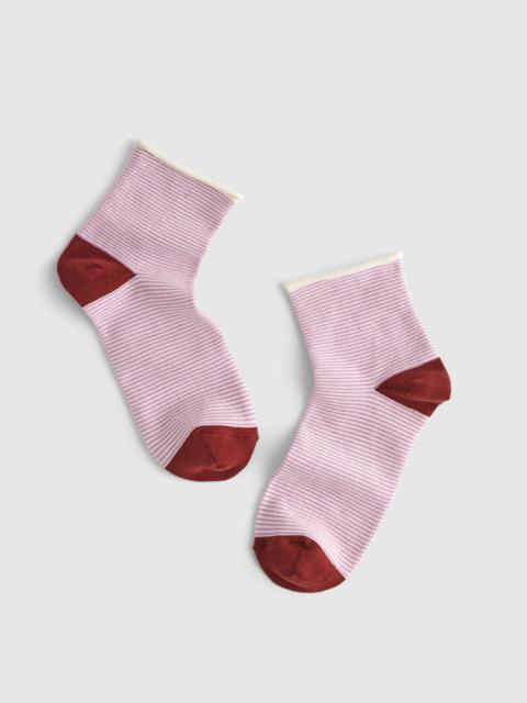 Madewell Contrast-Stripe Ankle Socks