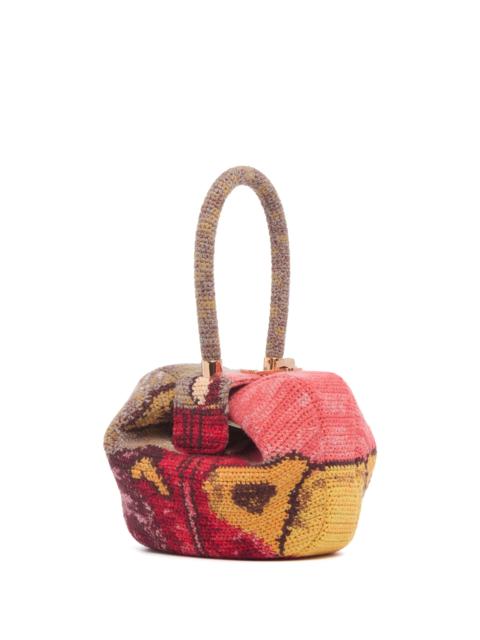 GABRIELA HEARST Nina Bag in Fire Multi Crochet Cashmere