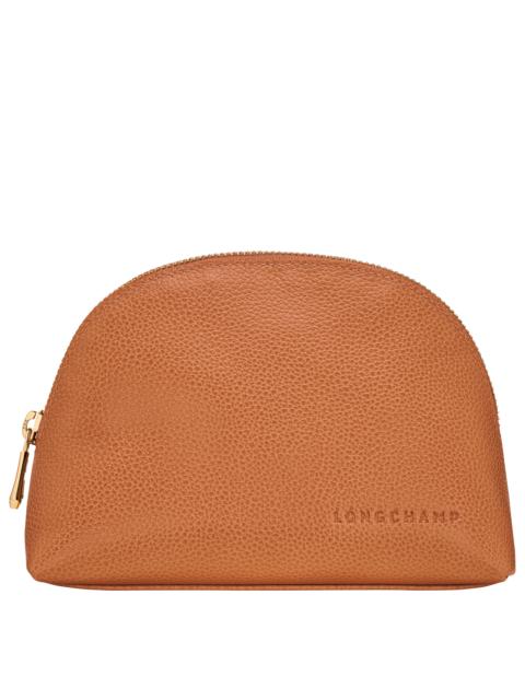 Longchamp Le Foulonné Pouch Amber - Leather