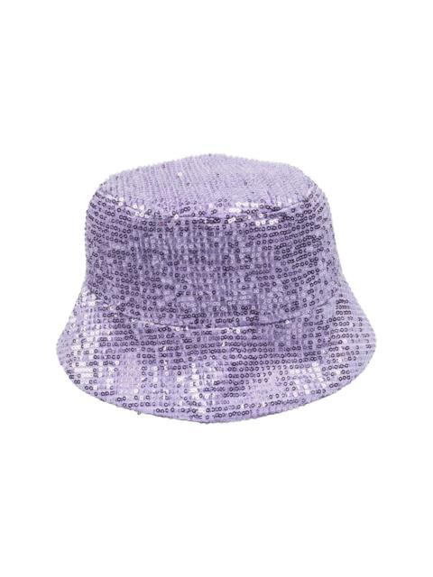 sequin embellished bucket hat