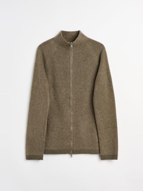 Our Legacy Line Zip Cardigan Mud Spray Dye Cherub Wool