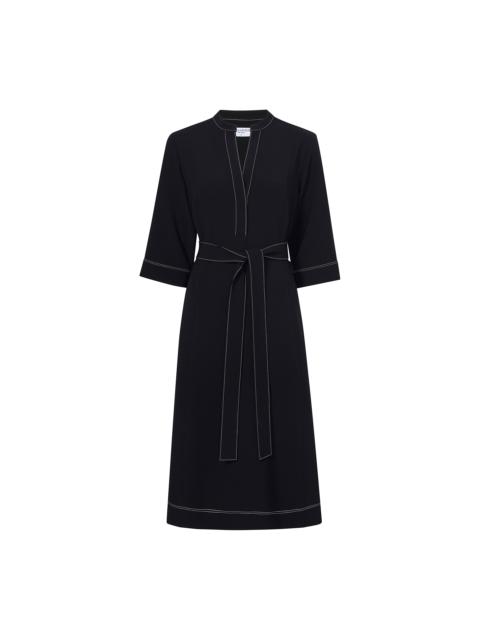 M.M.LaFleur Lauleh Tunic Dress - Everyday Crepe with Topstitch