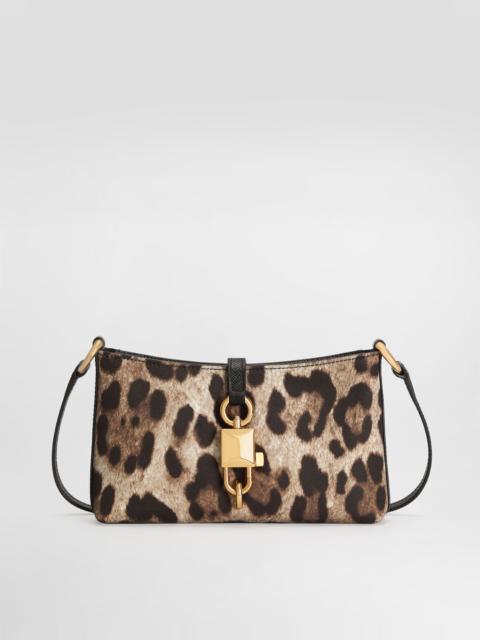 Dolce & Gabbana Leopard-print lock shoulder bag