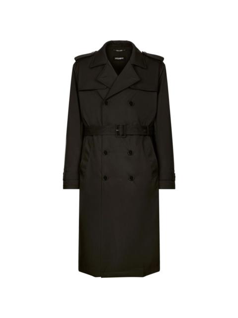 Dolce & Gabbana belted double-breasted trench coat