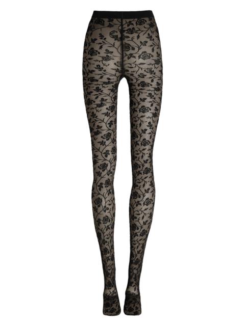 Wolford Women's Rose Tights - Black