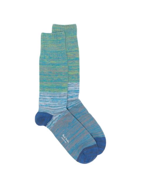 Paul Smith Socks Mouliné Col Blck