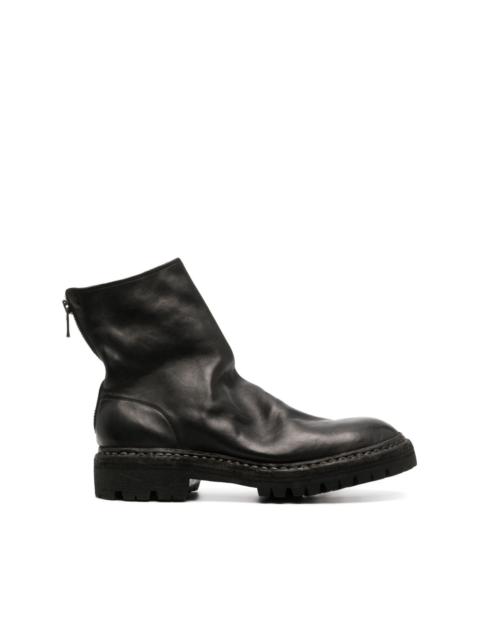 Guidi 45mm leather ankle boots