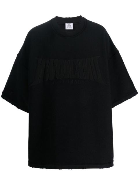 VETEMENTS oversized short-sleeve sweatshirt
