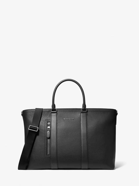 MICHAEL KORS Hudson Pebbled Leather Tote Bag