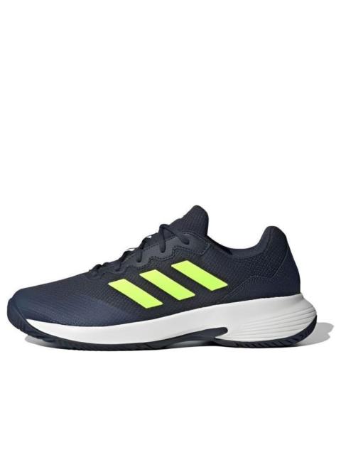 adidas adidas GameCourt 2.0 'Shadow Navy Lucid Lemon' IE0854