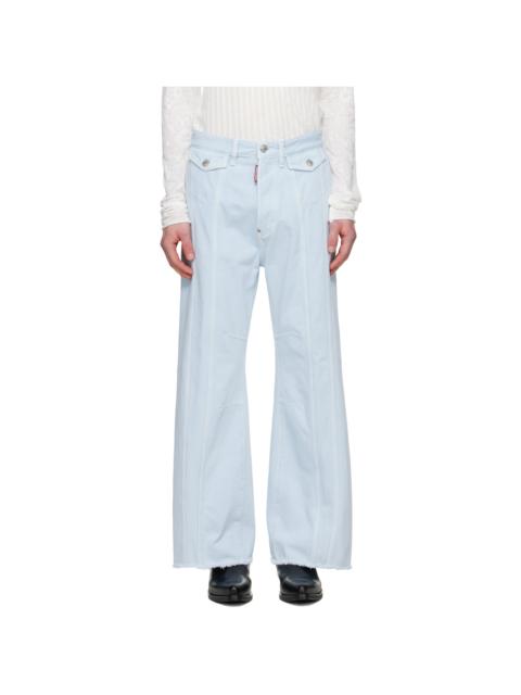 DSQUARED2 Blue Powder Wash Eros Jeans