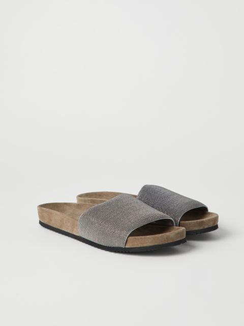 Brunello Cucinelli Suede의 Precious 슬라이드