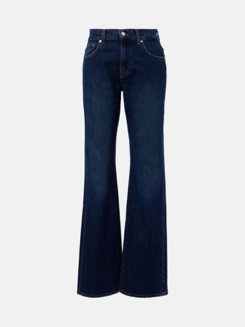 7 For All Mankind Tess high-rise straight jeans
