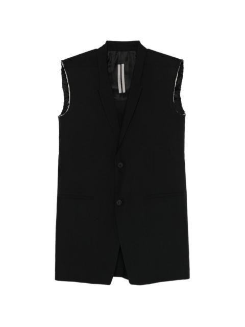 Rick Owens V-neck gilet