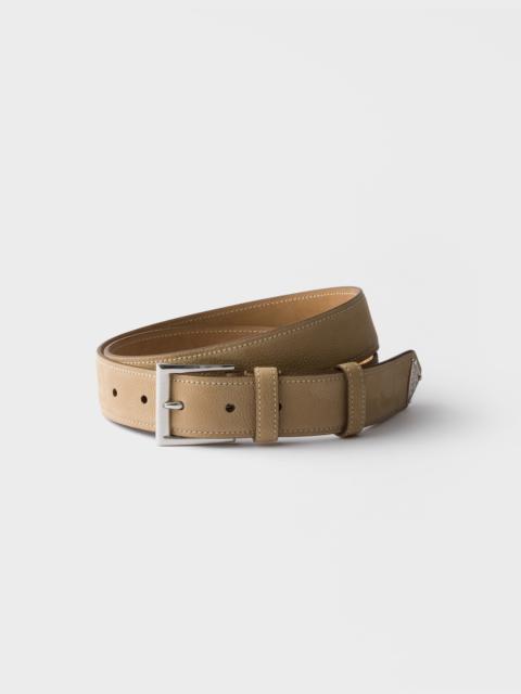 Prada Nubuck leather belt