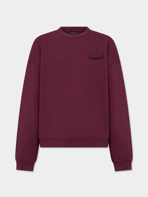 DSQUARED2 DSQUARED2 SIGNATURE RELAX FIT CREWNECK
