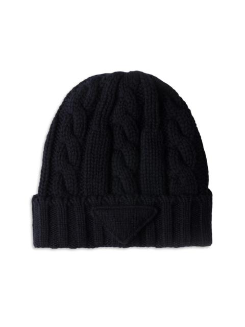 Prada Women's Cashmere Beanie - Blue