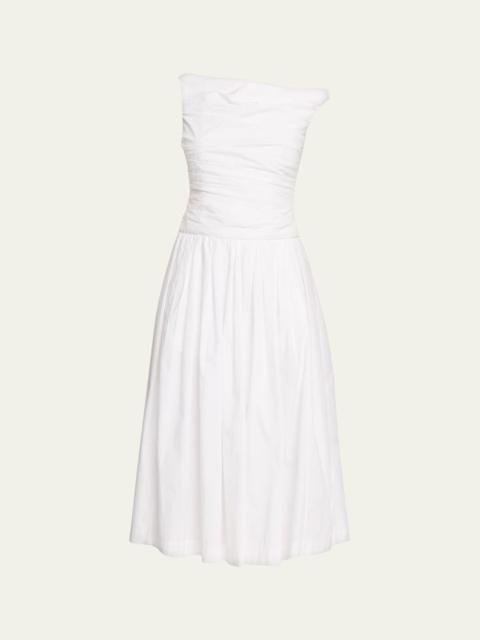 Cara Cara Zora A-Line Poplin Midi Dress