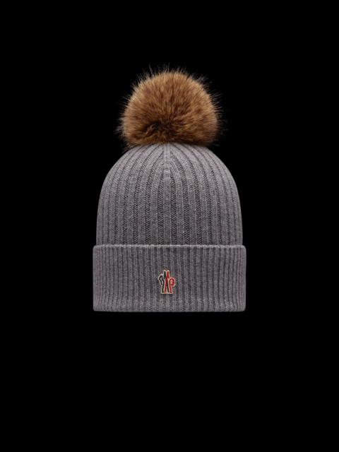 Moncler Cashmere Beanie With Pom Pom