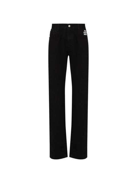 Raf Simons mid-rise straight-leg jeans