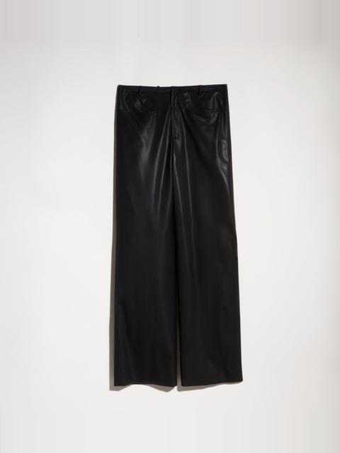 GUCCI Light wool pants with chintzed finish