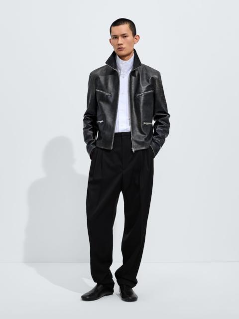 Bottega Veneta Weathered Leather Jacket