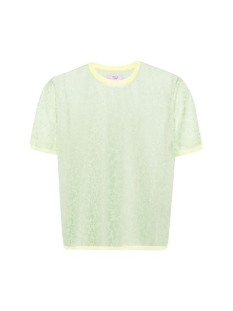 Martine Rose Granny patterned-jacquard T-shirt
