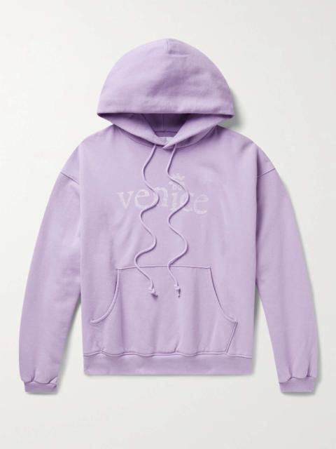 ERL Venice Printed Cotton-Blend Jersey Hoodie