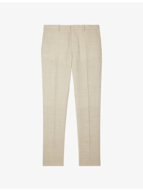 The Kooples Tapered-leg slim-fit wool trousers