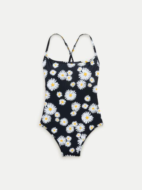 J.CREW Sydney matte one-piece swimsuit in vintage daisy print