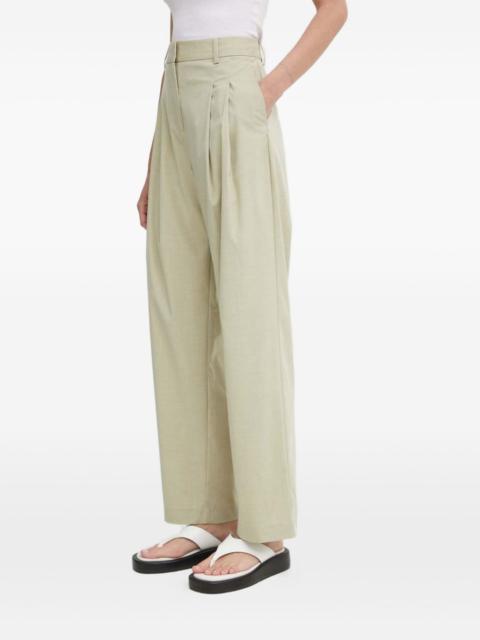 SAMSØE SAMSØE front-pleat straight trousers
