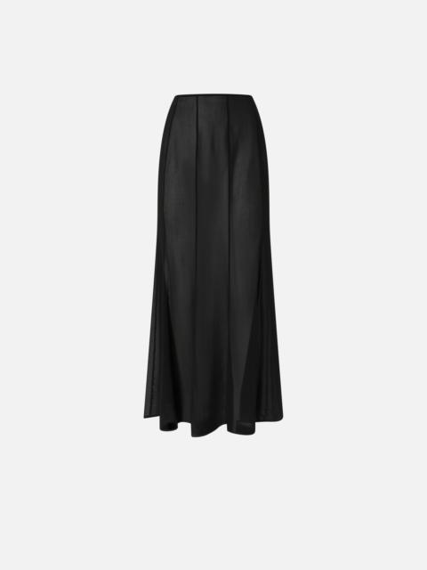PINKO LONG SKIRT WITH SHEER DETAILS
