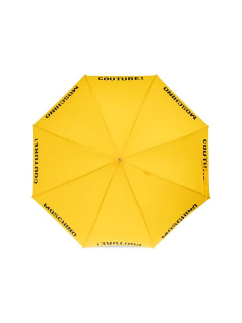 Moschino logo-print umbrella