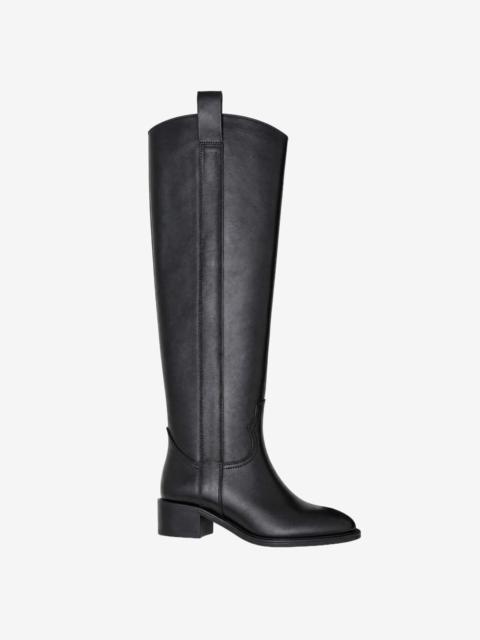 The Kooples BLACK LEATHER BOOTS