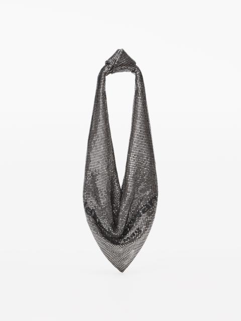 Alexander Wang SCARF SMALL BAG IN METAL CHAINMAIL