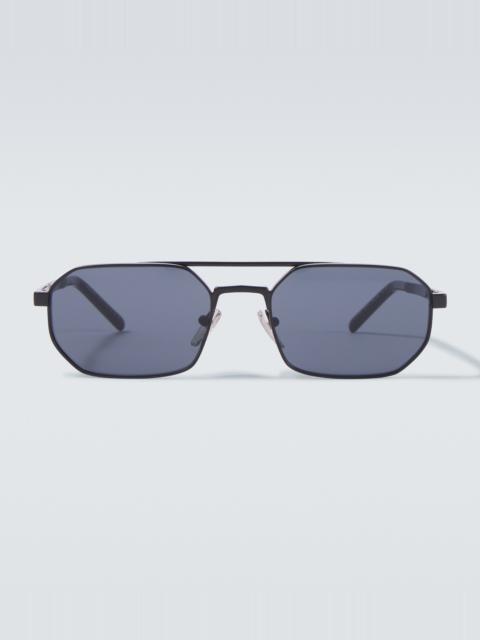 Prada Engraved rectangular sunglasses