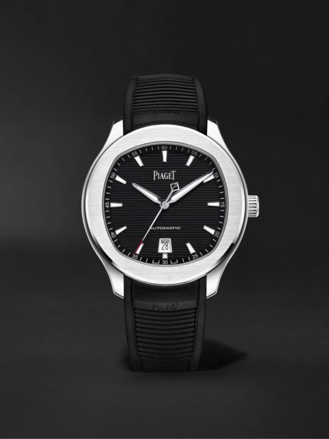 Piaget Piaget Polo Date Automatic 42mm Stainless Steel and Rubber Watch, Ref. No. G0A47014