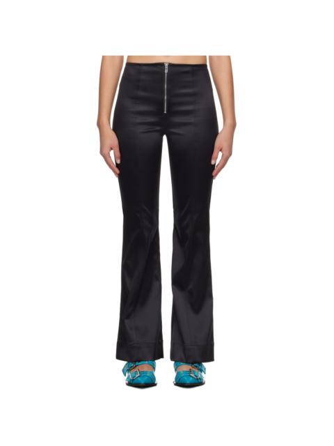 Black Flared Trousers